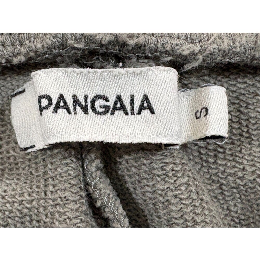 Pangaia Womens Sweat Shorts Beige Organic Recycled Cotton Mini Booty Gym Run S - Picture 6 of 9